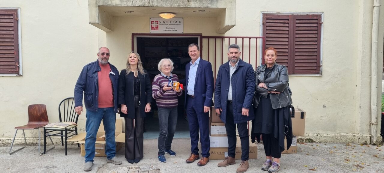 Zahvala Gradu Zadru i ostalim sudionicima akcije prikupljanja pomoći za socijalnu samoposlugu