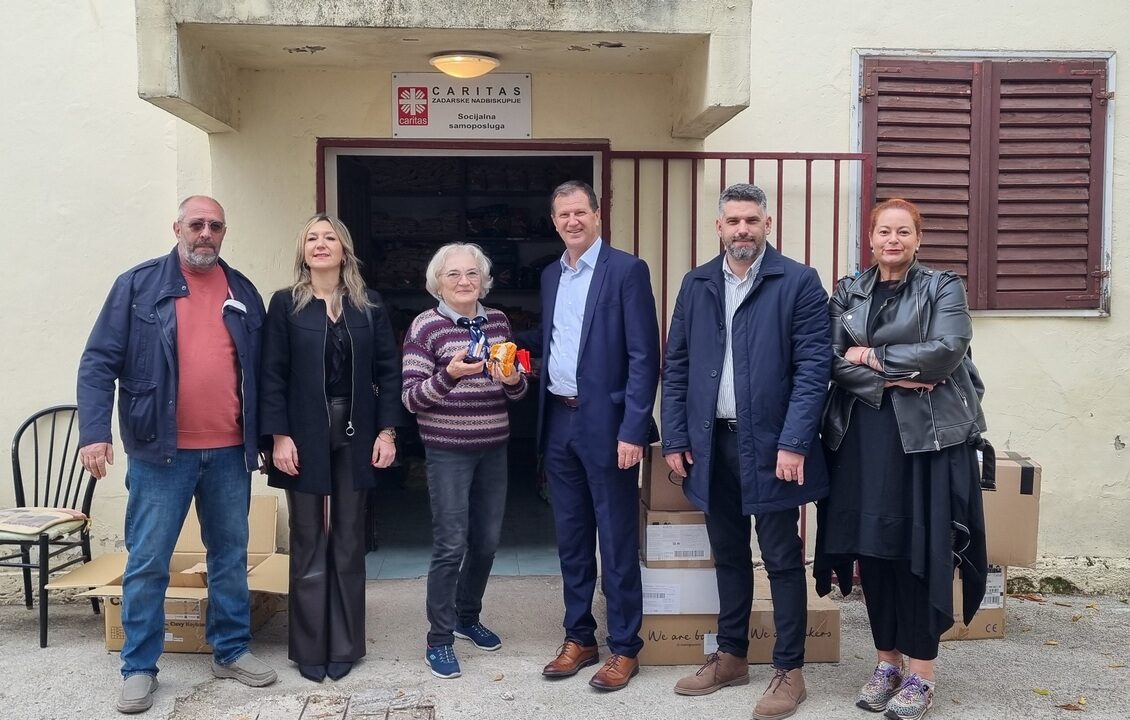 Zahvala Gradu Zadru i ostalim sudionicima akcije prikupljanja pomoći za socijalnu samoposlugu