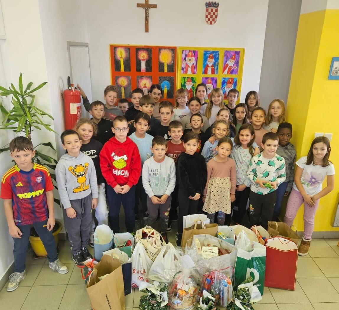 Zahvala učenicima Medicinske škole Ante Kuzmanića u Zadru i učenicima Osnovne područne škole Crno